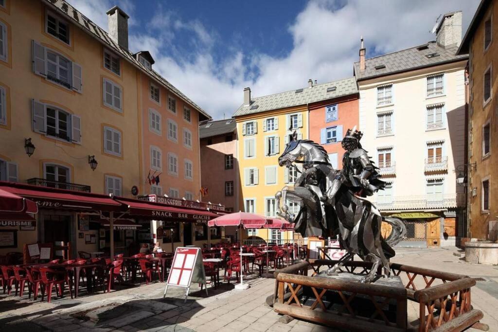 Studio Ideal 2 Personnes Et/Ou Avec 2 Enfants Briançon Buitenkant foto